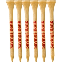 Pack of six, 3-1/4 wood golf tees... from ASI 38120 Ball Pro / Diversified...