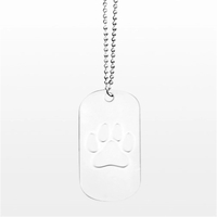 Dog Tag, Stamped, Thin