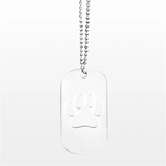 Dog Tag, Stamped, Thin