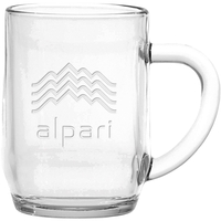 10 oz. coffee mug that's made of glass.... from ASI 71920 Moderne Glass...