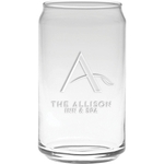 16 oz. Soda Glass - Deep Etched