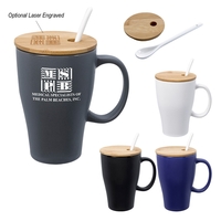 Ceramic mug that holds 12 oz. and has a bamboo lid... from ASI 61125 Hit...