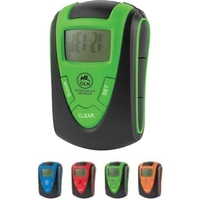 3/4" x 2" x 2 1/3" pedometer with matte black case,... from ASI 88060...