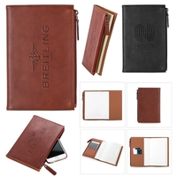 80-page notebook with PU/split leather outer and suede inner cover as... from...