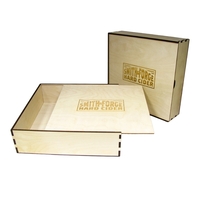 Laser cut boxes are an economical solution to a functioning box.... from ASI...