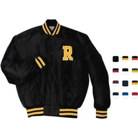 Medium-weight jacket with wind and water resistance and a rib-trim collar,......