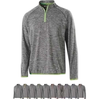 Extremely soft top with raglan sleeves, 1/4 sip neckline, and...