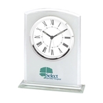 GLASS MANTEL CLOCK