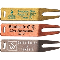 Putter Rest Angled Divot Tool