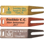 Putter Rest Angled Divot Tool