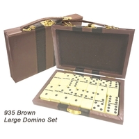 Large domino set, with metal spinners and storage case - Ready... from ASI...