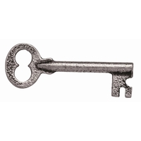 Skeleton Key Replica Finding in Antique Pewter finish. 2-sided fully... from...