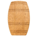 Wine & Spirits Novelty Barrel Board - Maple