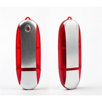 Oval Translucent LED USB Flash Drive