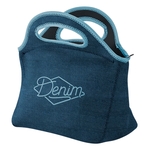 Gran Klutch Denim Neoprene Lunch Bag