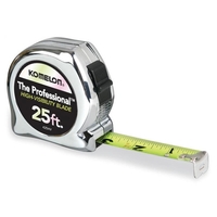 Small-body tape measure with chrome case, 25' x 1" blade.... from ASI 79951...