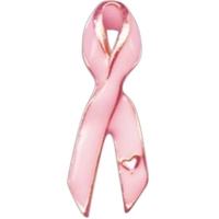 Awareness Ribbon lapel pin with heart cutout.... from ASI 69240 MasterCast...