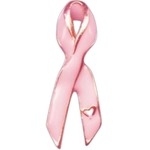 Awareness Ribbon with heart Pin