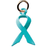 Awareness ribbon charm that features a loop on top of ribbon.... from ASI...