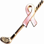 Golf Club Awareness Ribbon Pin