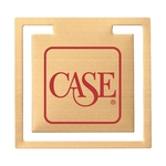 Square Silk Screened Bookmark Clip