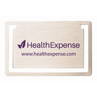 Rectangle (horizontal) Silk Screened Bookmark Clip