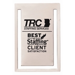 Rectangle (vertical) Silk Screened Bookmark Clip
