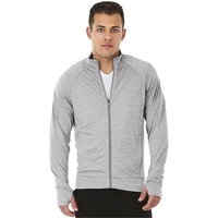 Men's 100% polyester Tru Fitness jacket with zippered front, moisture...