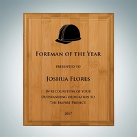 Genuine Bamboo Plaque - Small