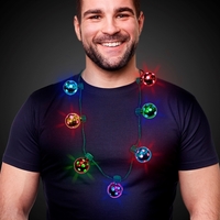 LED necklace with light up jingle bells... from ASI 42016 Brighter Promotions...