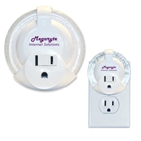 LED Sparkle Night Light with Outlet