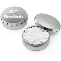 Push Top Tin with Sugar Free Peppermints - Small