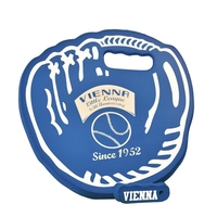 Baseball glove shaped seat cushion made from Softek closed cell foam.... from...