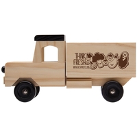 7 1/2" x 2 1/8" x 2" wooden truck.... from ASI 62190 Illini
