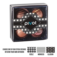 4 Piece Belgian Chocolate Truffle Box