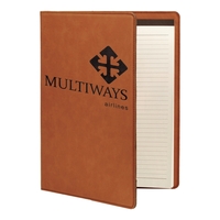 1.5" x 9.5" x 12" portfolio made of rawhide leatherette with... from ASI...