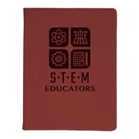 1.5" x 9.5" x 12" portfolio made of rose leatherette with... from ASI 74601...