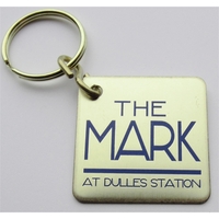 1 1/2" x 1 1/2" Diamond or square shaped key fob.... from ASI 41080 Nelson...