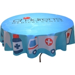 5-ft Round Full Color Table Cover with 16" Overhang