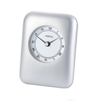 Desk Alarm Clock, Pearl Silver