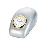 Tron Desk Clock, Pearl Silver
