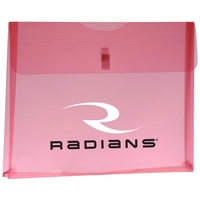 Horizontal polypropylene letter folder, extended, Fabric Fastener closure,...