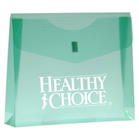 Horizontal Letter Folder With Extended Gusset