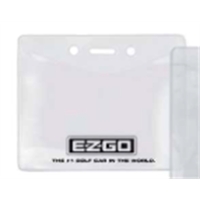 Clear vinyl badge holder, vertical top load, 3" x 4".... from ASI 47204...