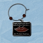 Flight Crew Wine Glass Charm