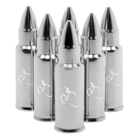 Stainless steel whiskey bullets can be used to cool your whiskey,... from ASI...
