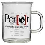14 Oz. Glass Beaker Mug Branded