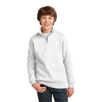 JERZEES Youth NuBlend 1/4-Zip Cadet Collar Sweatshirt.... from ASI 84863 SanMar