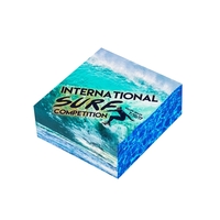 7.5" x 8.625" x 3.25" E-Flute corrugated tuck box with digitally... from ASI...