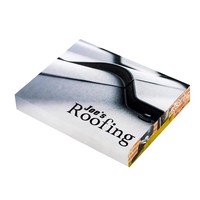 11.875" x 9.5" x 2" E-Flute corrugated tuck box with digitally... from ASI...